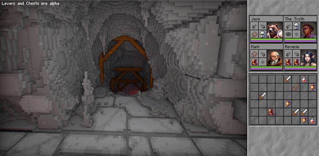 Notch ukázal svoju novú hru v štýle minecraftu - Levers and Chests