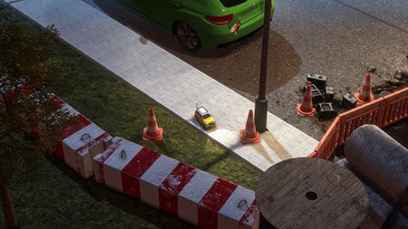 V Lost Host si zajazdíte s autíčkom na diaľkové ovládanie po dome a aj mimo neho