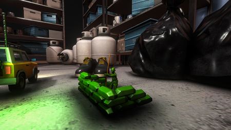 V Lost Host si zajazdíte s autíčkom na diaľkové ovládanie po dome a aj mimo neho