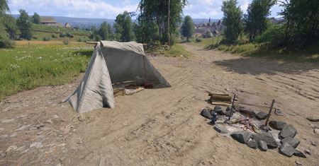 Nový mod pre Kingdom Come 2 vám umožní zakempovať hocikde