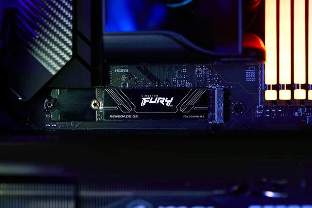 Kingston Fury SSD disky prechádzajú na PCIe 5.0, prvým je FURY Renegade G5