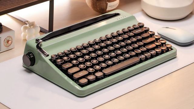YUNZII QL75 je retro klávesnica v dizajne písacieho stroja