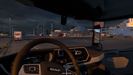 Euro Truck Simulator 2 ukazuje prístav v Rotterdame z pripravovaného Benelux reworku