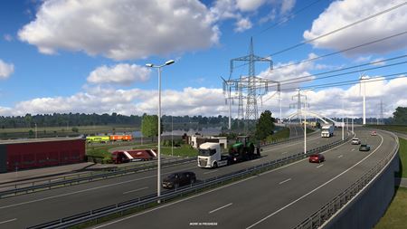 Euro Truck Simulator 2 ukazuje prístav v Rotterdame z pripravovaného Benelux reworku