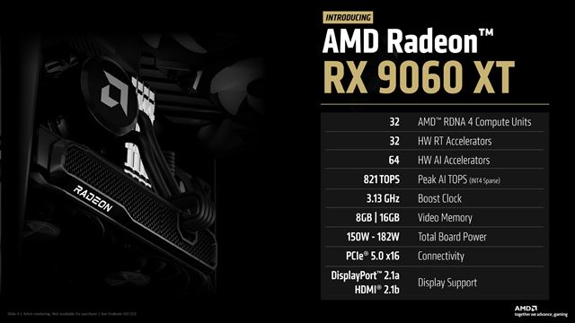 AMD predstavilo RX 9060 XT karty v 8GB a 16GB verziách