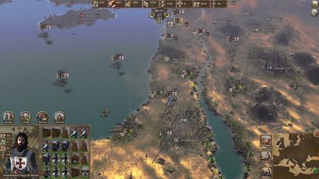 Stredoveká stratégia Knights of the Crusades už bojuje v Early Access