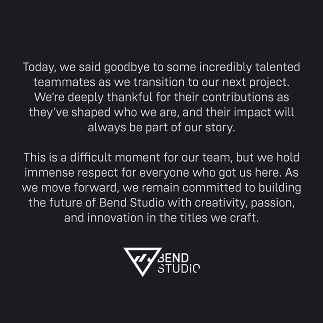 Bend Studio prepúšťalo