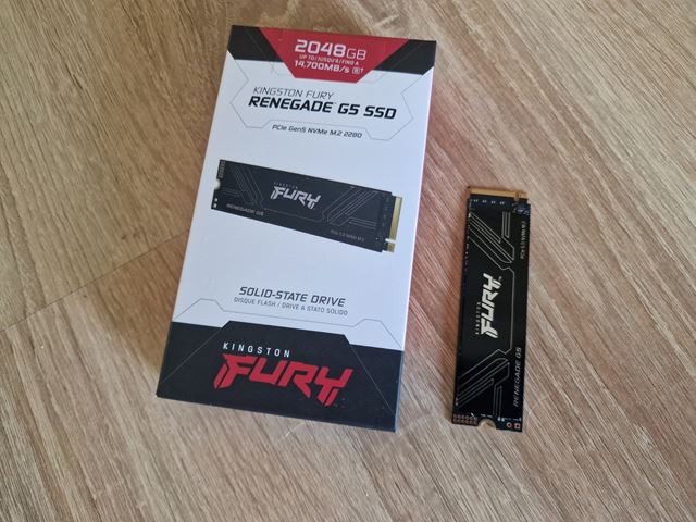 Kingston Fury Renegade G5 SSD ukazuje výkon PCIe 5.0