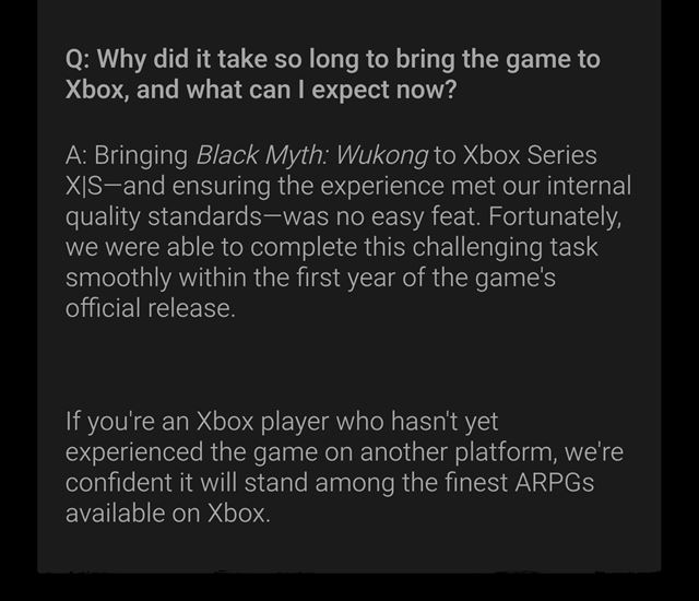 Black Myth: WuKong príde na Xbox 20. augusta
