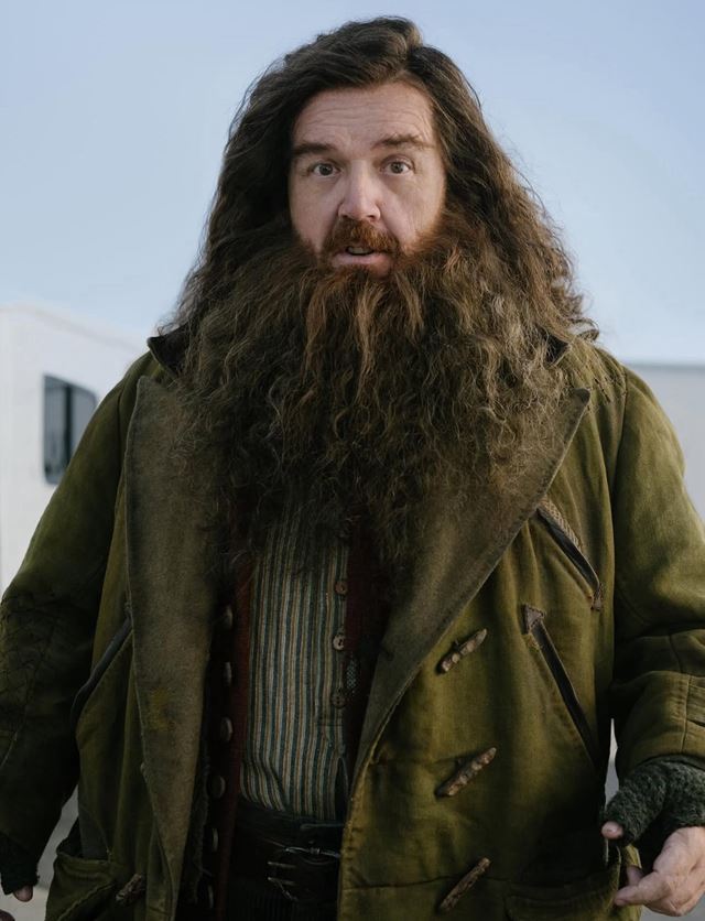 Takto vyzerá Hagrid z Harry Potter seriálu
