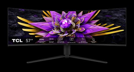 TCL predstavil 57-palcový ultrawide Dual 4K QD-Mini LED herný monitor