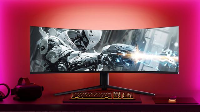 TCL predstavil 57-palcový ultrawide Dual 4K QD-Mini LED herný monitor