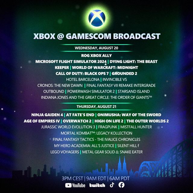 Xbox predstavil svoju ponuku hier a hardvéru na Gamescome