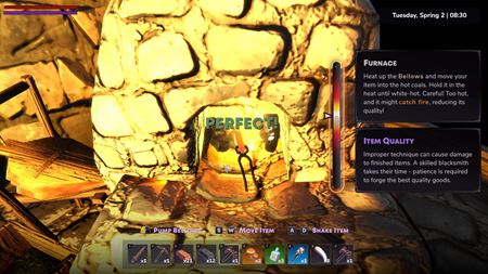 V Tempered Hue budete kováčom a vydáte sa aj do jaskýň za surovinami