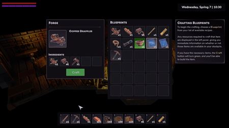 V Tempered Hue budete kováčom a vydáte sa aj do jaskýň za surovinami