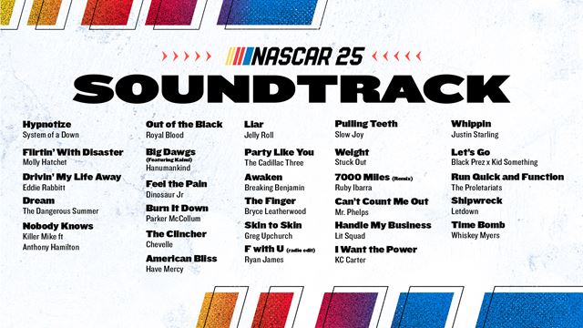 NASCAR 25 predstavil hviezdy z obalu a aj svoj soundtrack