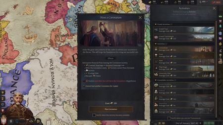 Crusader Kings III: Coronations pripravuje na september korunováciu