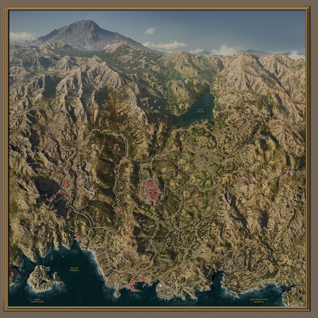 Ukážka mapy z Mafia The Old Country