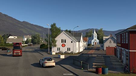 Islandská expanzia Euro truck Simulator 2 ukazuje jedinečné kostoly