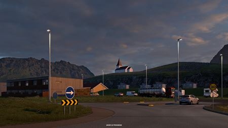 Islandská expanzia Euro truck Simulator 2 ukazuje jedinečné kostoly