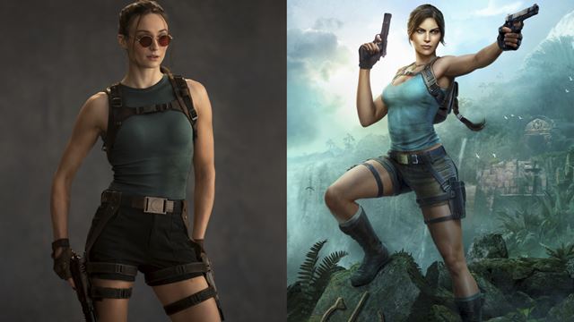 Prvý pohľad na Sophie Turner ako Laru Croft v Tomb Raider seriáli