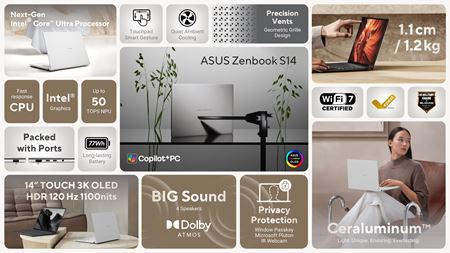 ASUS predstavil modernizované portfólio Zenbookov