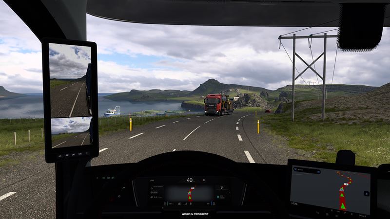Euro Truck Simulator 2 ukazuje 25 minút jazdenia po Islande