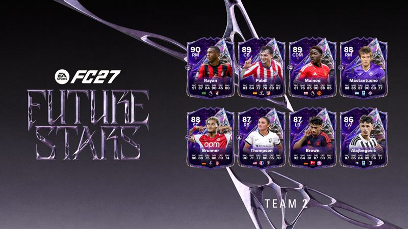 EA SPORTS FC 27 predstavuje druhý tím Budúcich hviezd, nechýbajú v ňom Mainoo ani Dro Fernández