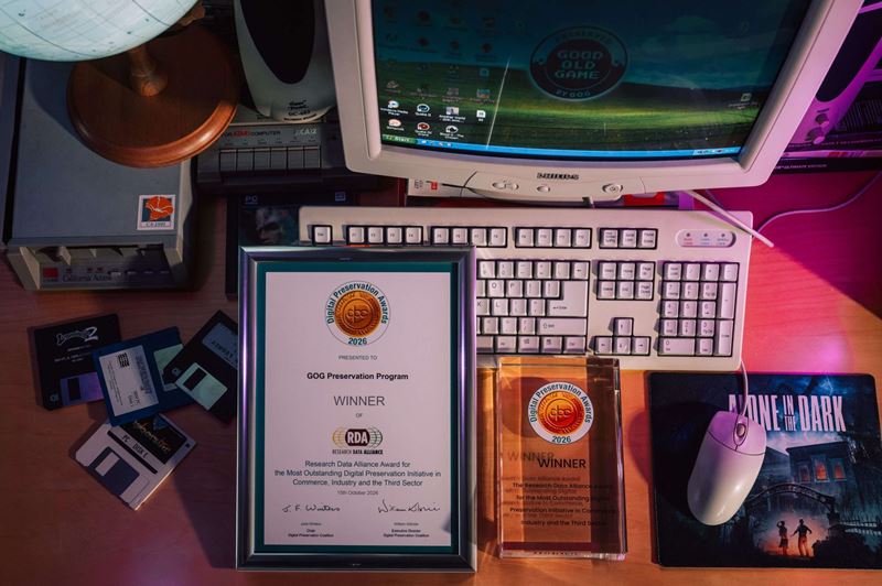 GOG Preservation Program získal ocenenie za uchovávanie hernej histórie