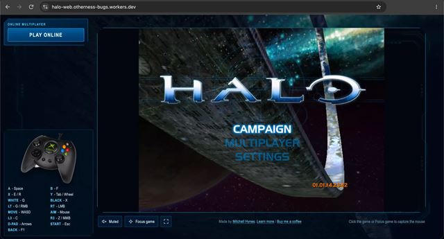 Pôvodný Halo: Combat Evolved z Xboxu už funguje priamo v prehliadači