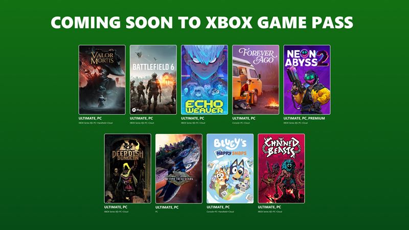 Xbox Game Pass v októbri dostane Battlefield 6 aj Valor Mortis
