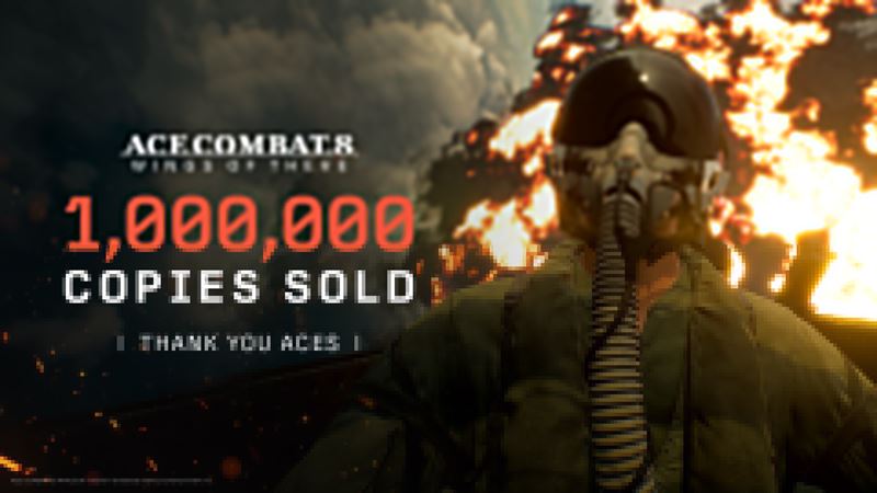 Ace Combat 8: Wings of Theve predal milión kusov rýchlejšie než ktorýkoľvek diel série