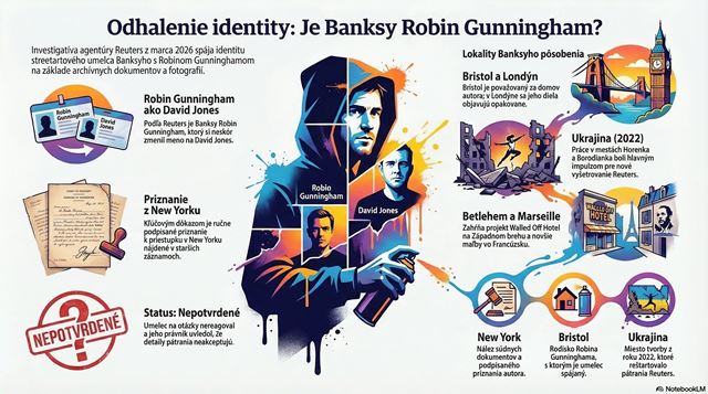 Reuters tvrdí, že odhalil Banksyho identitu