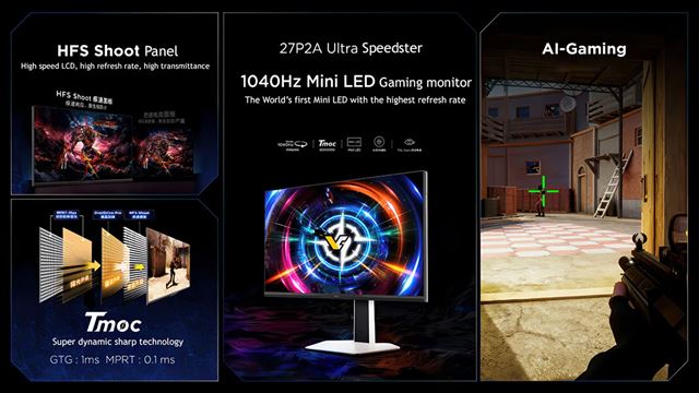 TCL predstavil nové OLED a Mini LED monitory pre rok 2026, medzi nimi aj model s režimom 1040 Hz