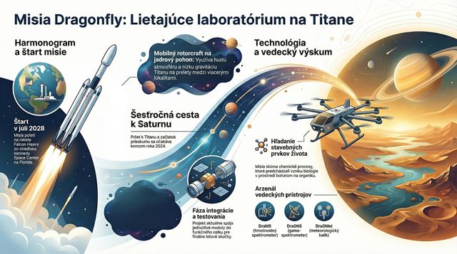 NASA začala skladať Dragonfly, nukleárny vrtuľník má v roku 2028 vyraziť k Titanu