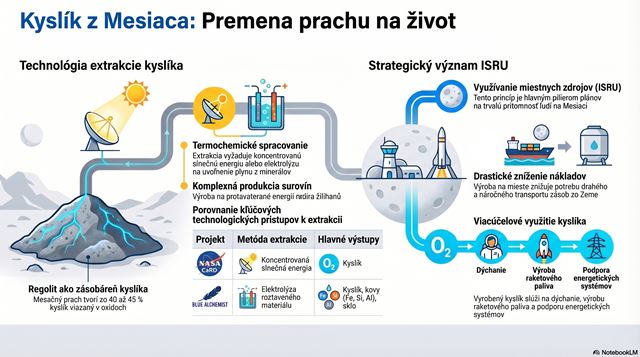 Kyslík z mesačného prachu? Cesta k osídleniu Mesiaca