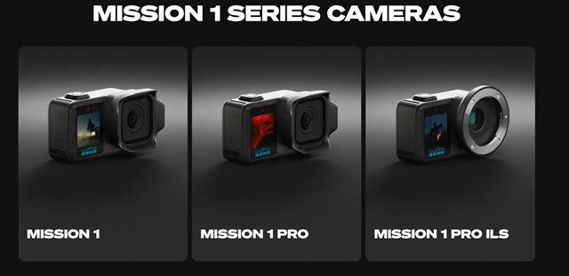 GoPro Mission 1 kamery prichádzajú s 1-palcovým 50 Mpx senzorom a 8K/60 fps nahrávaním