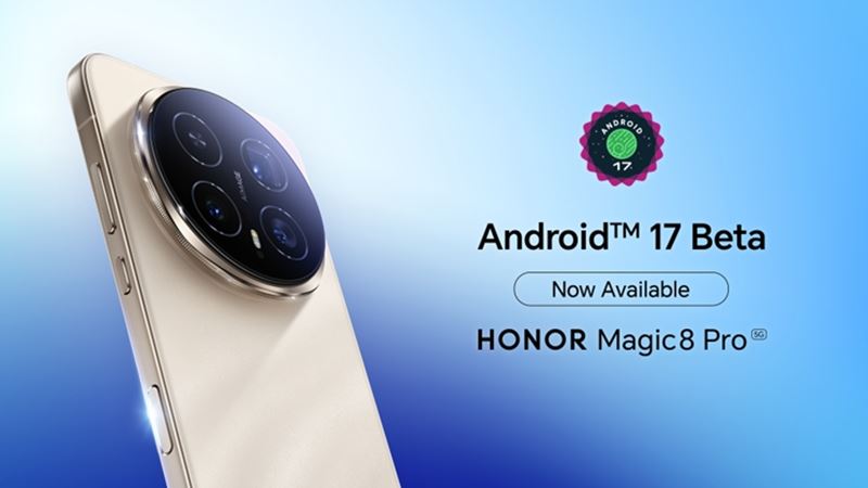 HONOR Magic8 Pro dostáva podporu Android 17 Beta 3 pre vývojárov