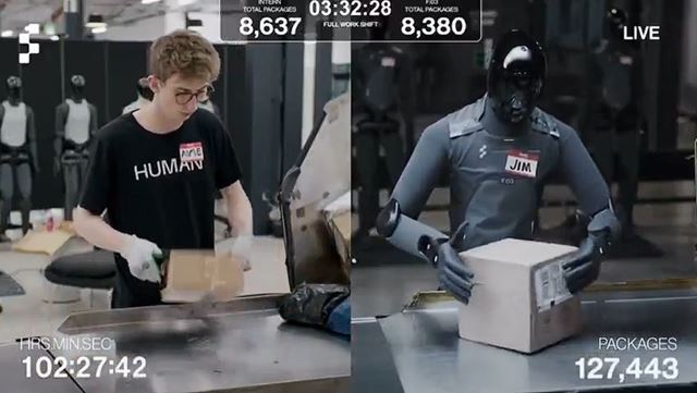Figure livestreamuje prácu svojho robota na pošte