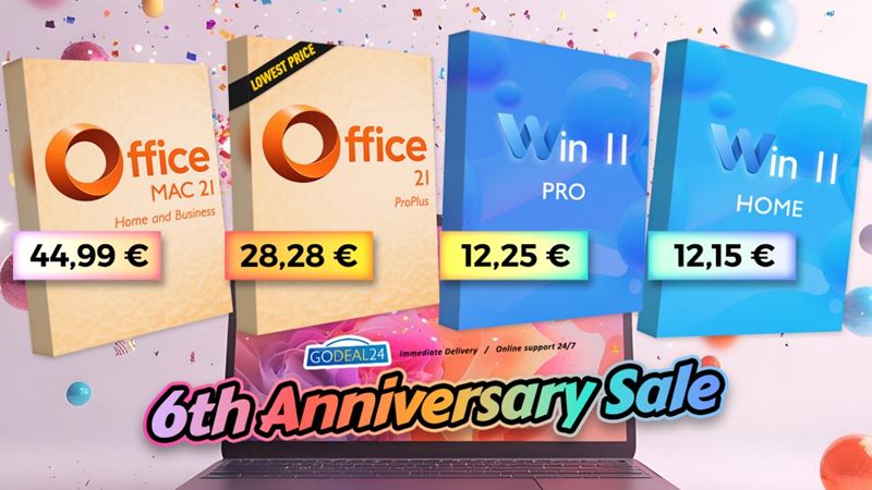 Najnižšia cena v tomto roku: Získajte MS Office 2021 len za 28,28 € a Windows 11 za 12,25 €