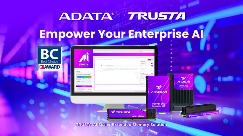 ADATA na Computexe 2026 ukáže AI ekosystém od cloudu po edge zariadenia