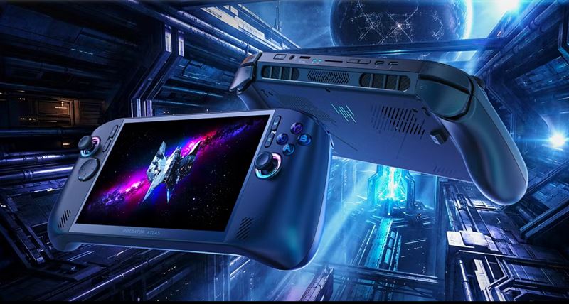 Acer Predator Atlas 8 bude handheld s novým Intel Arc G3 Extreme procesorom