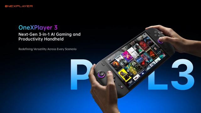 OneXPlayer 3 je ďalší handheld s novým Intel procesorom, presnejšie je to 3-in-1 zariadenie
