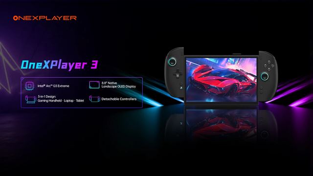 OneXPlayer 3 je ďalší handheld s novým Intel procesorom, presnejšie je to 3-in-1 zariadenie