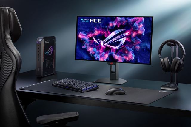 Asus na CES priniesol sériu monitorov vrátane 24-palcového OLEDu a 5K monitoru