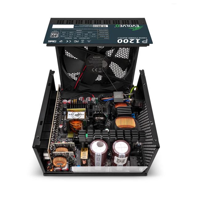 EVOLVEO rozširuje ponuku zdrojov, model P1200 prináša 1200 W výkon a Platinum certifikáciu