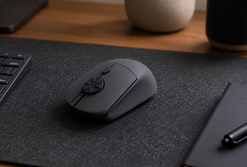 Airra Rotary Mouse nahrádza klasické scrollovacie koliesko otočným ovládačom