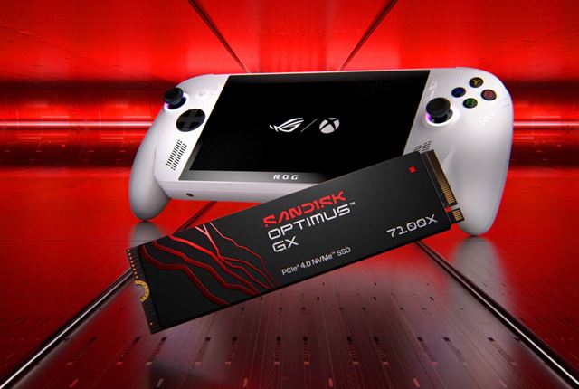 SanDisk priniesol 8TB SSD disk pre PS5 za viac ako 3000 eur, pridáva aj SSD pre ROG Xbox Ally handheldy s game passom