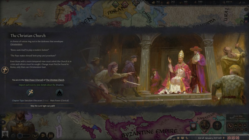 Crusader Kings III prinesie na jeseň náboženský prídavok By God Alone