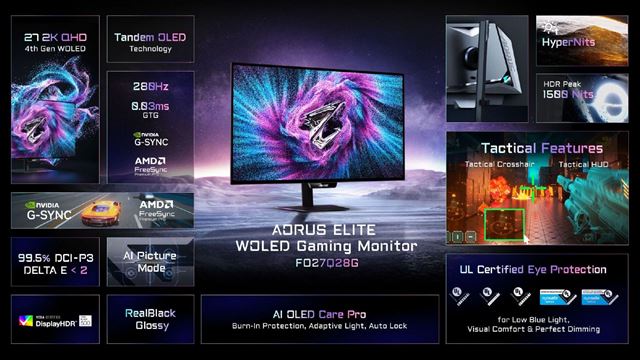 GIGABYTE predstavil nové AORUS monitory, notebooky s GiMATE AI a AI TOP desktopy